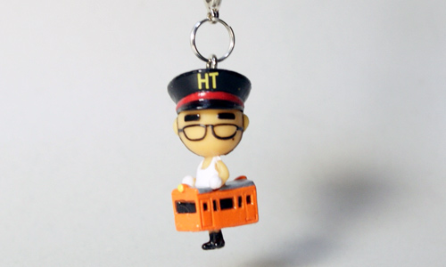 電車おじさんのストラップ