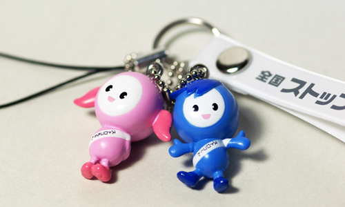 「ストロコくん」「ストロコちゃん」のマスコット